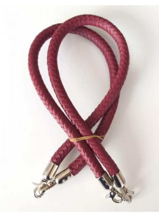 Çanta Aksesuar Örme Çanta Sapı Gümüş Metal Bordo Çanta Aksesuar Örme Çanta Sapı Gümüş Metal Bordo