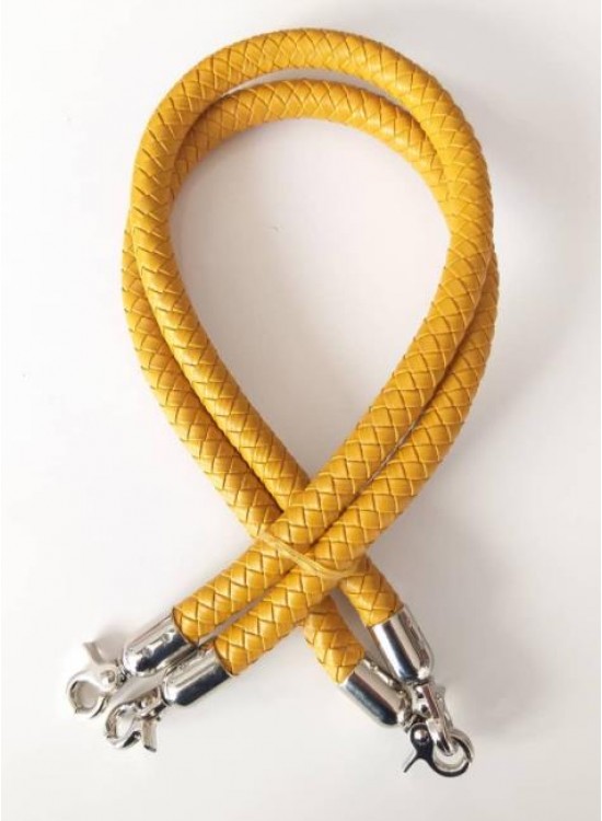 Çanta Aksesuar Örme Çanta Sapı Gümüş Metal Hardal Çanta Aksesuar Örme Çanta Sapı Gümüş Metal Hardal