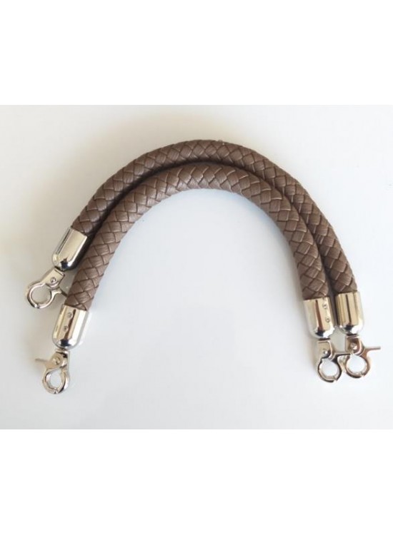 Çanta Aksesuar Örme Çanta Sapı Kısa Gümüş Metalli Vizon Çanta Aksesuar Örme Çanta Sapı Kısa Gümüş Metalli Vizon