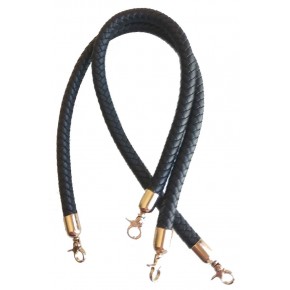 Çanta Aksesuar Örme Çanta Sapı Light Gold Metal Siyah