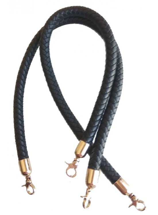 Çanta Aksesuar Örme Çanta Sapı Light Gold Metal Siyah Çanta Aksesuar Örme Çanta Sapı Light Gold Metal Siyah