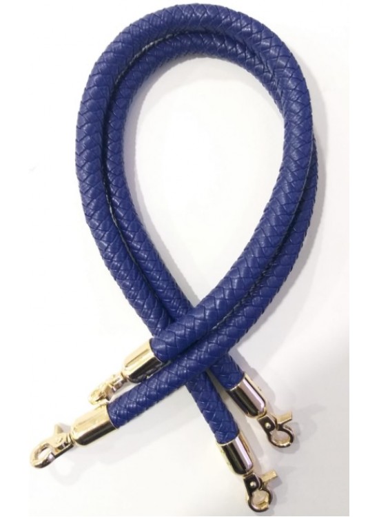 Çanta Aksesuar Örme Çanta Sapı Uzun Mavi Renk Gümüş Metal Çanta Aksesuar Örme Çanta Sapı Uzun Mavi Renk Gümüş Metal