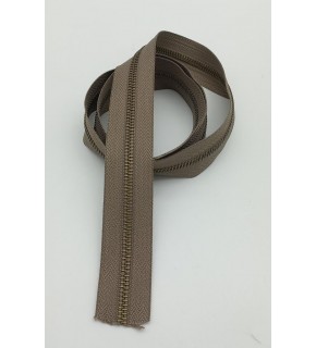 Çanta Aksesuar Ortası Antik Fermuar 100 Cm Vizon Renk