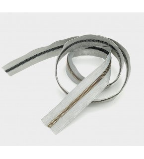 Çanta Aksesuar Ortası Gold Fermuar 100 Cm Açık Gri Renk