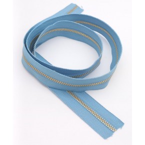 Çanta Aksesuar Ortası Gold Fermuar 100 Cm Açık Mavi Renk