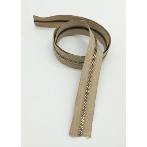 Çanta Aksesuar Ortası Gold Fermuar 100 Cm Bej Renk