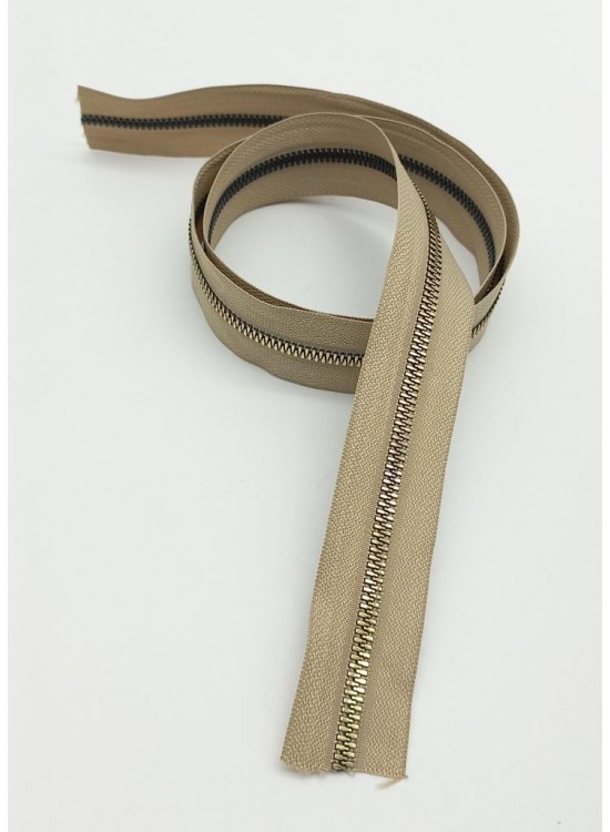 Çanta Aksesuar Ortası Gold Fermuar 100 Cm Bej Renk