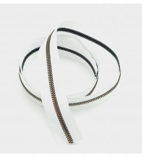 Çanta Aksesuar Ortası Gold Fermuar 100 Cm Beyaz Renk