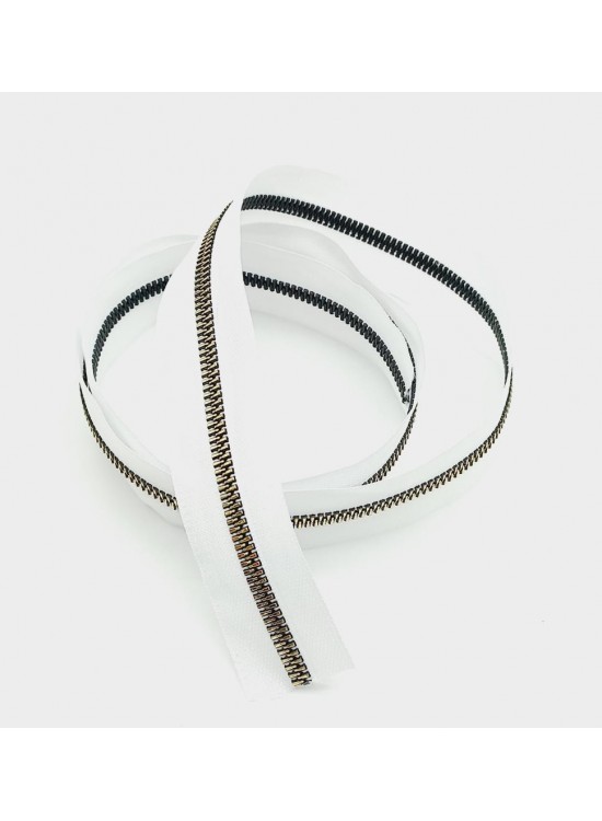 Çanta Aksesuar Ortası Gold Fermuar 100 Cm Beyaz Renk