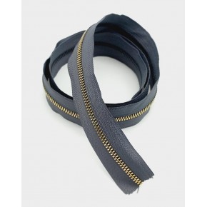 Çanta Aksesuar Ortası Gold Fermuar 100 Cm Gri Renk