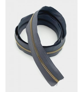 Çanta Aksesuar Ortası Gold Fermuar 100 Cm Gri Renk