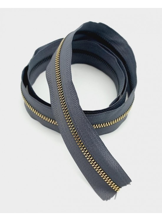 Çanta Aksesuar Ortası Gold Fermuar 100 Cm Gri Renk