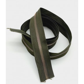 Çanta Aksesuar Ortası Gold Fermuar 100 Cm Haki Yeşil Renk