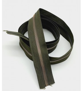 Çanta Aksesuar Ortası Gold Fermuar 100 Cm Haki Yeşil Renk