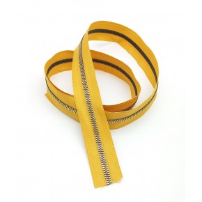 Çanta Aksesuar Ortası Gold Fermuar 100 Cm Hardal Sarı Renk