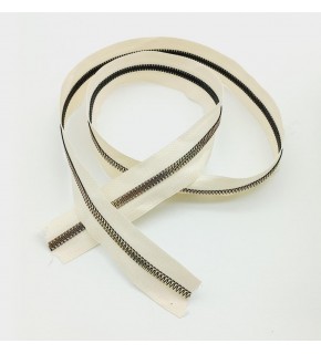 Çanta Aksesuar Ortası Gold Fermuar 100 Cm Krem Renk