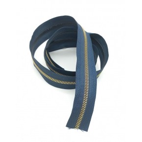 Çanta Aksesuar Ortası Gold Fermuar 100 Cm Lacivert Renk