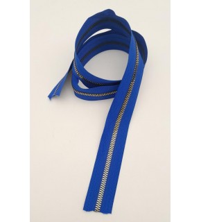 Çanta Aksesuar Ortası Gold Fermuar 100 cm Saks Mavi Renk