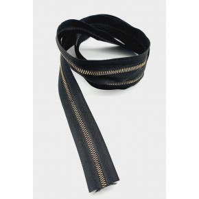 Çanta Aksesuar Ortası Gold Fermuar 100 Cm Siyah Renk