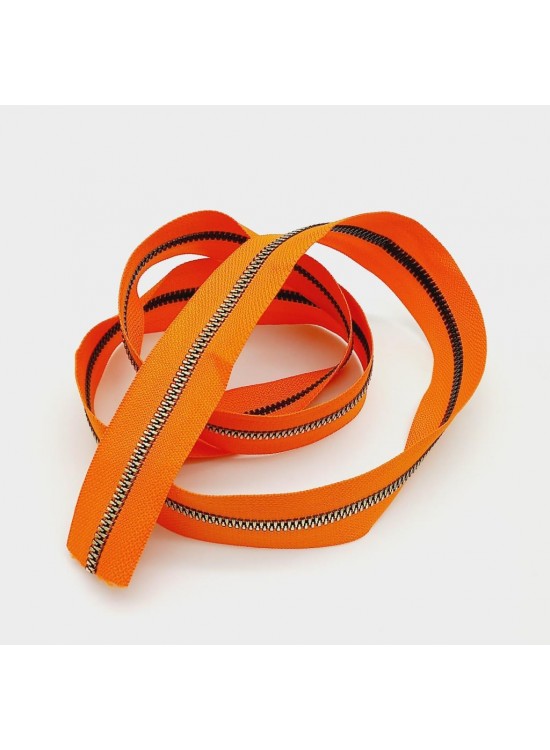 Çanta Aksesuar Ortası Gold Fermuar 100 Cm Turuncu Renk