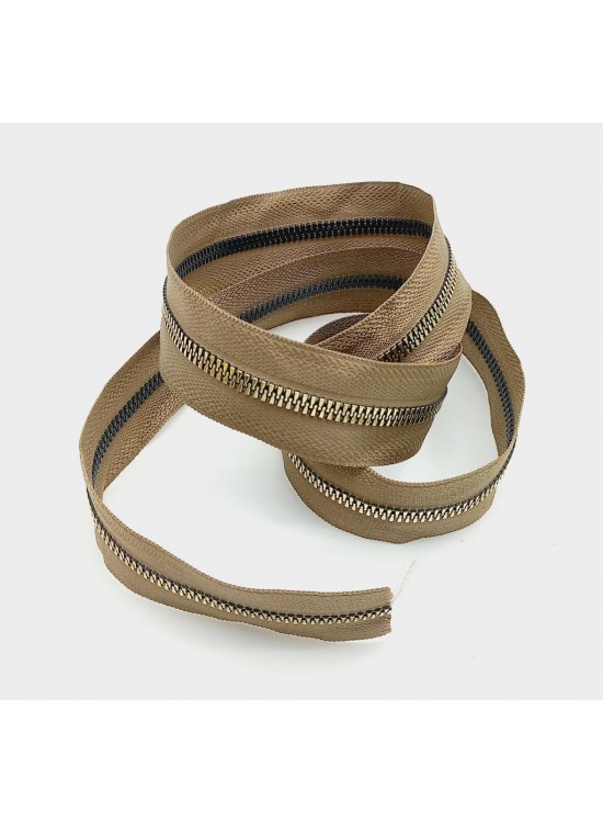 Çanta Aksesuar Ortası Gold Fermuar 100 Cm Vizon Renk