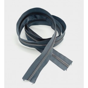 Çanta Aksesuar Ortası Gümüş Fermuar 100 Cm Gri Renk