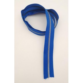 Çanta Aksesuar Ortası Gümüş Fermuar 100 cm Saks Mavi Renk