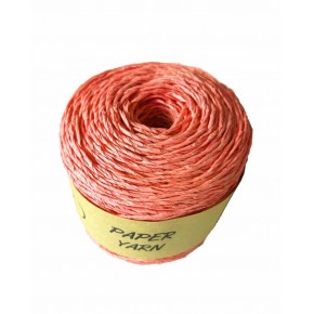 Çanta Aksesuar Özel Sarım Kağıt İp Mercan Renk