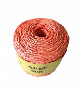 Çanta Aksesuar Özel Sarım Kağıt İp Mercan Renk