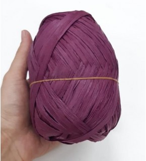 Çanta Aksesuar Özel Sarım Rafya No:8 Mürdüm