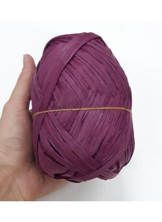 Çanta Aksesuar Özel Sarım Rafya No:8 Mürdüm