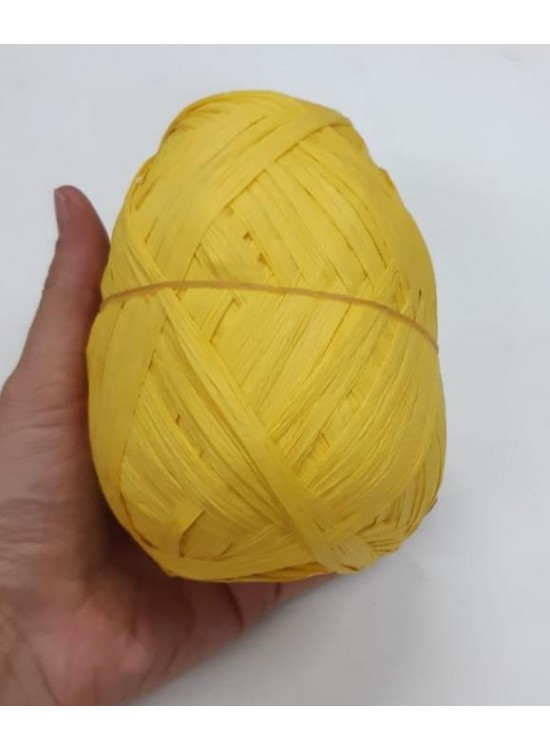 Çanta Aksesuar Özel Sarım Rafya No:9 Sarı