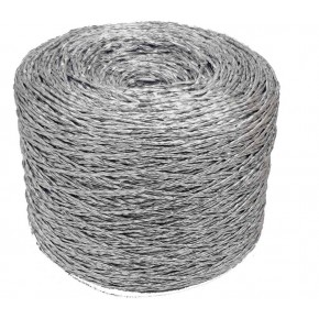 Çanta Aksesuar Özel Sarım Simli Kağıt İp Gri No:32