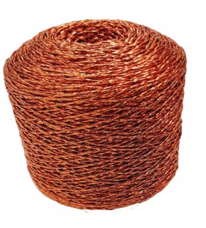 Çanta Aksesuar Özel Sarım Simli Kağıt İp Kiremit No:30