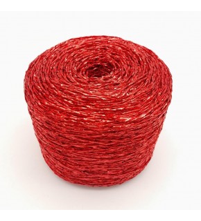 Çanta Aksesuar Özel Sarım Simli Kağıt İp Koyu Kırmızı Renk