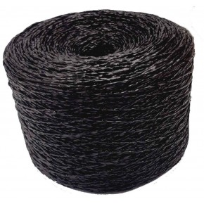 Çanta Aksesuar Özel Sarım Simli Kağıt İp Siyah No:26