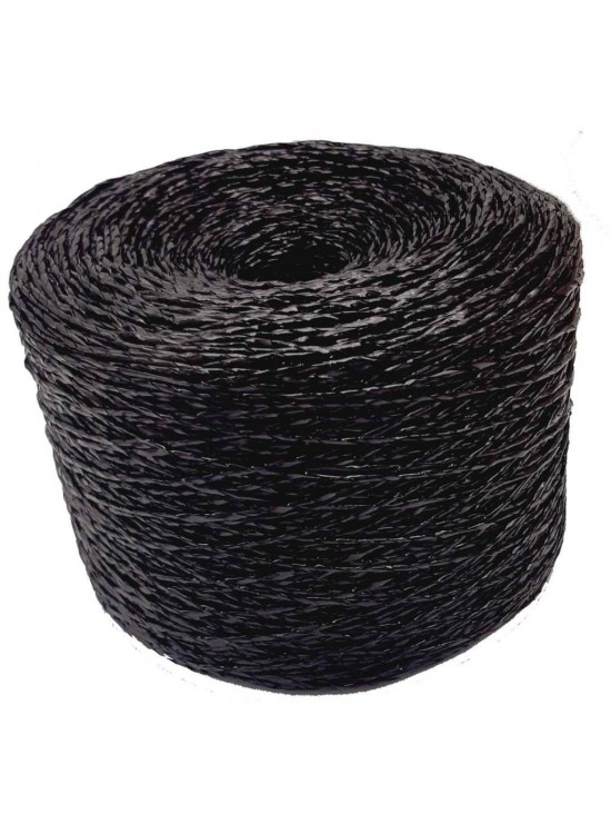 Çanta Aksesuar Özel Sarım Simli Kağıt İp Siyah No:26