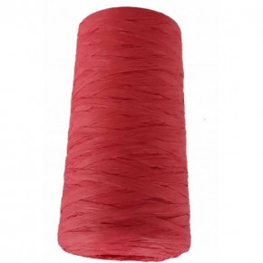 Çanta Aksesuar Özel Sarım Yeni İthal Rafya İp (Kırmızı)