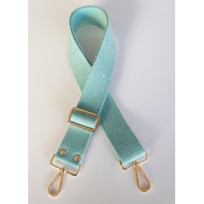 Çanta Aksesuar Pamuklu Kolon 120X4 Cm Light Gold Metal Su Yeşili