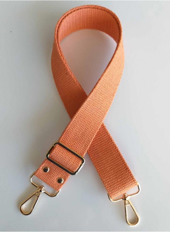 Çanta Aksesuar Pamuklu Kolon 120X4 Cm Light Gold Metal Turuncu Çanta Aksesuar Pamuklu Kolon 120X4 Cm Light Gold Metal Turuncu