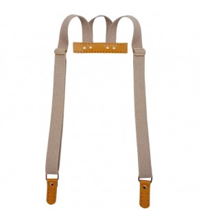 Çanta Aksesuar Pamuklu Kolon Bej Sırt Çantası Sapı Light Gold Metalli