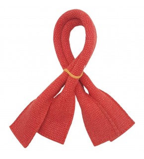 Çanta Aksesuar Pamuklu Kolon Kısa Pelikan Model Kırmızı Renk Çanta Sapı