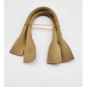 Çanta Aksesuar Pamuklu Kolon Kısa Pelikan Model Küf Yeşili Renk Çanta Sapı