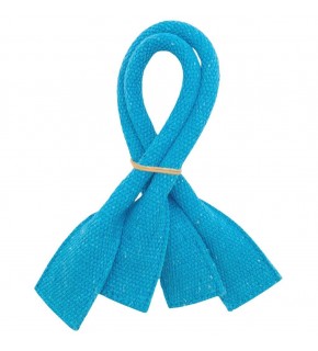 Çanta Aksesuar Pamuklu Kolon Kısa Pelikan Model Mavi Renk Çanta Sapı