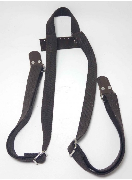 Çanta Aksesuar Pamuklu Kolon Koyu Kahve Sırt Çantası Sapı. Çanta Aksesuar Pamuklu Kolon Koyu Kahve Sırt Çantası Sapı.