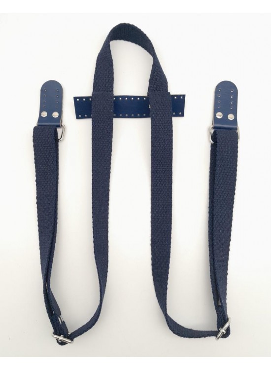 Çanta Aksesuar Pamuklu Kolon Lacivert Sırt Çantası Sapı Gümüş Metalli Çanta Aksesuar Pamuklu Kolon Lacivert Sırt Çantası Sapı Gümüş Metalli