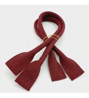 Çanta Aksesuar Pamuklu Kolon Pelikan Model Bordo Renk Çanta Sapı