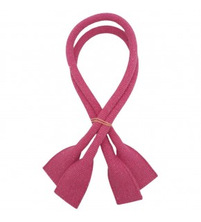 Çanta Aksesuar Pamuklu Kolon Pelikan Model Fuşya Renk Çanta Sapı