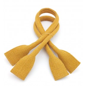 Çanta Aksesuar Pamuklu Kolon Pelikan Model Hardal Renk Çanta Sapı