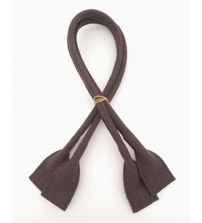 Çanta Aksesuar Pamuklu Kolon Pelikan Model Kahverengi Çanta Sapı